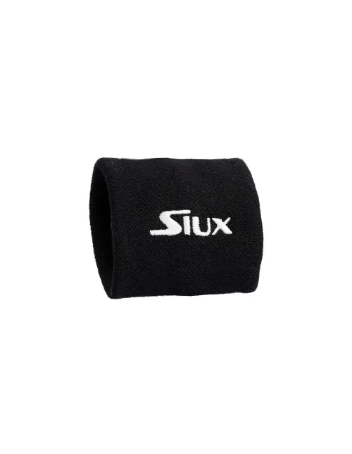Pack 2 Muñequeras Club Siux Negro | Ofertas de pádel